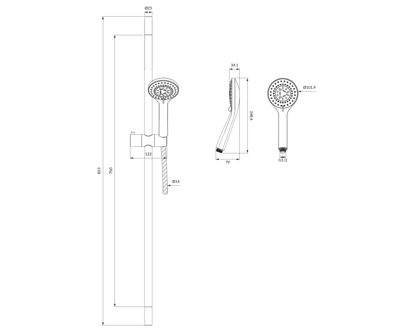 YOSEMITE VANNAS/DUŠAS SISTĒMA YOSEMITE-SBL