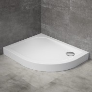 Radaway Асимметричный полукруглый поддон DELOS E Compact 90x80cm L
