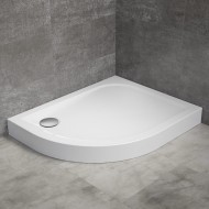 Radaway Асимметричный полукруглый поддон DELOS E Compact 90x80cm R