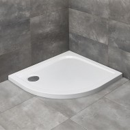 Radaway Асимметричный полукруглый поддон DELOS E 90x80cm R