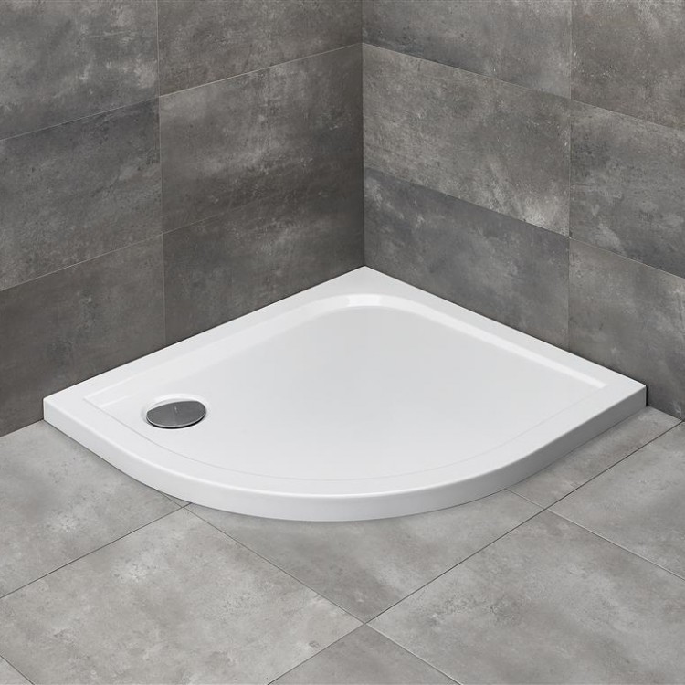 Radaway Асимметричный полукруглый поддон DELOS E 90x80cm R Radaway Асимметричный полукруглый поддон DELOS E 90x80cm R