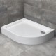Radaway Asimetrisks dušas paliktnis LAROS E Compact 100x80cm L Radaway Asimetrisks dušas paliktnis LAROS E Compact 100x80cm L
