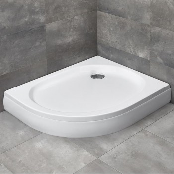 Radaway Асимметричный полукруглый поддон PATMOS E 100x80cm R
