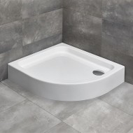 Radaway Асимметричный полукруглый поддон SIROS E Compact 90x80cm L