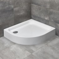 Radaway Асимметричный полукруглый поддон SIROS E Compact 90x80cm R