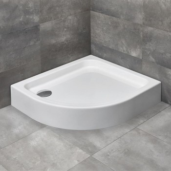 Radaway Асимметричный полукруглый поддон SIROS E Compact 90x80cm R