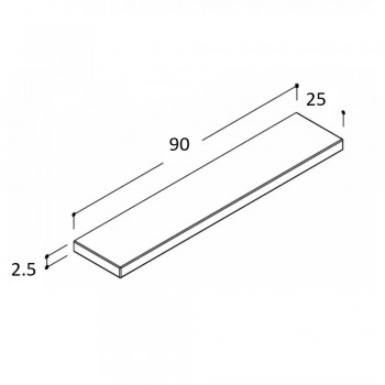 KAME Vannas istabas plaukts 90cm, ASH90/D1