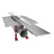 ACO Showerdrain S+ DN50 dušas traps bez restes H 70-160 mm, 9010.51.21
