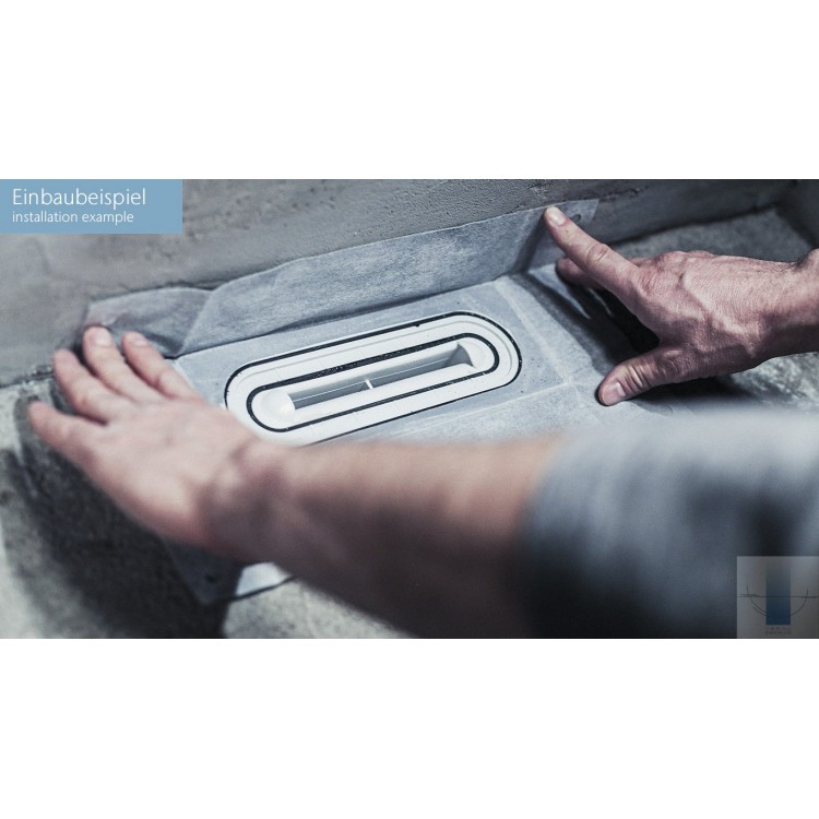 ACO ShowerDrain S+ Dušas trapa reste Stripe 900mm, 9010.51.02