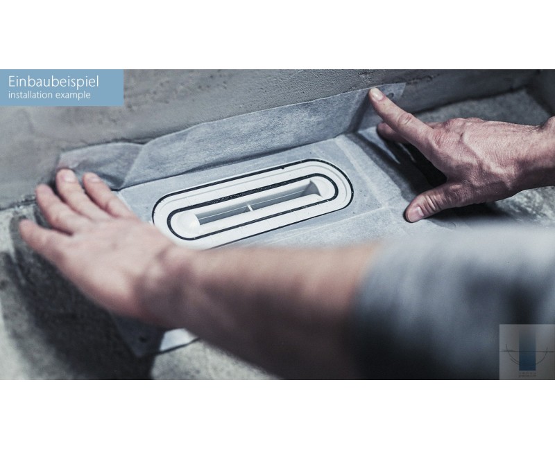 ACO ShowerDrain S+ Решетка для душевого канала Stripe 900мм, 9010.51.02