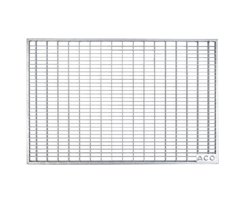 ACO Vario Kājslauķu vanniņas apavu tīrīšanas 30x10mm sieta režģis 750x500 mm