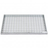 ACO Vario Kājslauķu vanniņas apavu tīrīšanas 30x30mm sieta režģis 600x400 mm