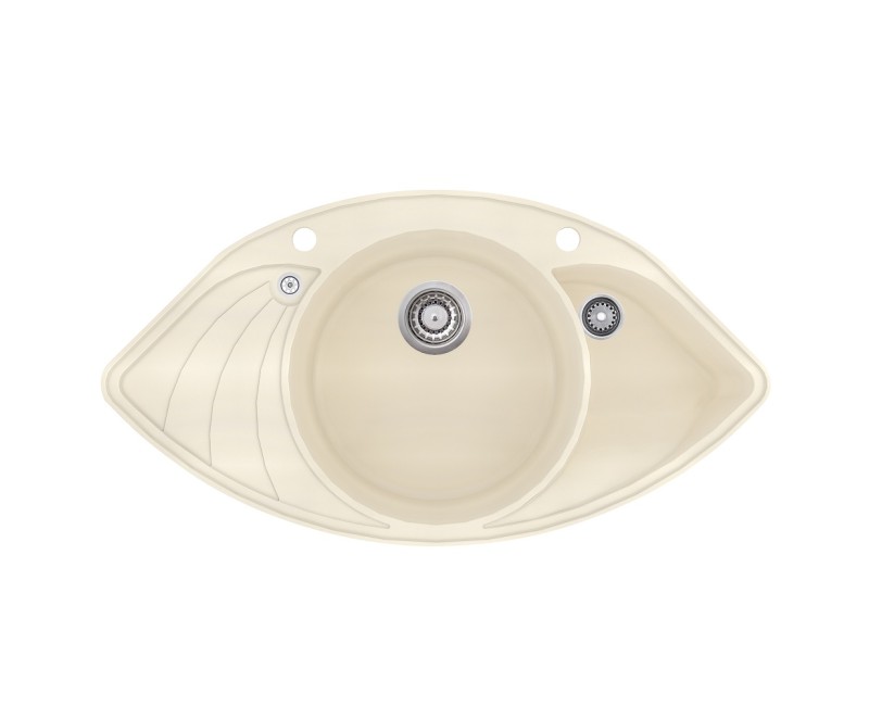 Aquasanita PAPILLON Virtuves izlietne 945x505 mm SCP151AW-113