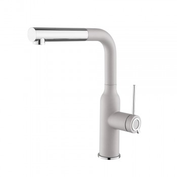 Aquasanita Supra Кухонный смеситель c выдвижным изливом, argent