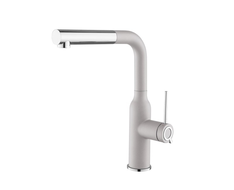 Aquasanita Supra Кухонный смеситель c выдвижным изливом, argent