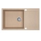 Aquasanita TESA PLUS Virtuves izlietne 860x500 mm, SQT104AW-110 Aquasanita TESA PLUS Virtuves izlietne 860x500 mm, SQT104AW-110