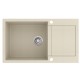 Aquasanita TESA PLUS Virtuves izlietne 860x500 mm, SQT104AW-111 Aquasanita TESA PLUS Virtuves izlietne 860x500 mm, SQT104AW-111