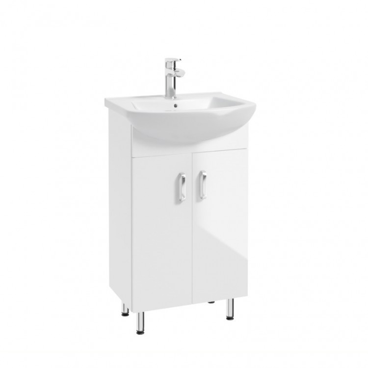 Trance Skapītis ar izlietni Tomaso 50cm, balts Trance Skapītis ar izlietni Tomaso 50cm, balts