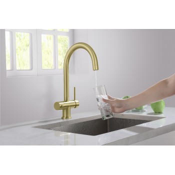 BLUE WATER EDEN Смеситель для кухни с подключением фильтра воды, EDEN-BR