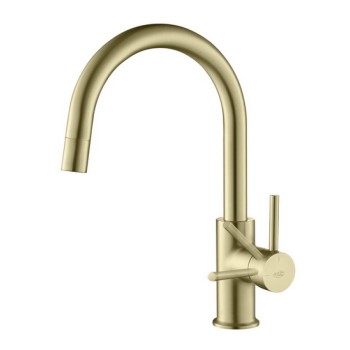 BLUE WATER PLAZA Virtuves jaucējkrāns ar izvelkamu izteku, bronza