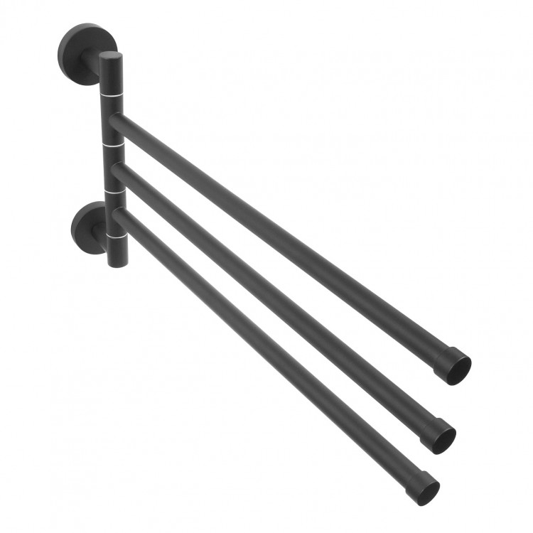 BaDe CARBON Trīszaru dvieļu turētājs, CKb-7430 99 BaDe CARBON Trīszaru dvieļu turētājs, CKb-7430 99