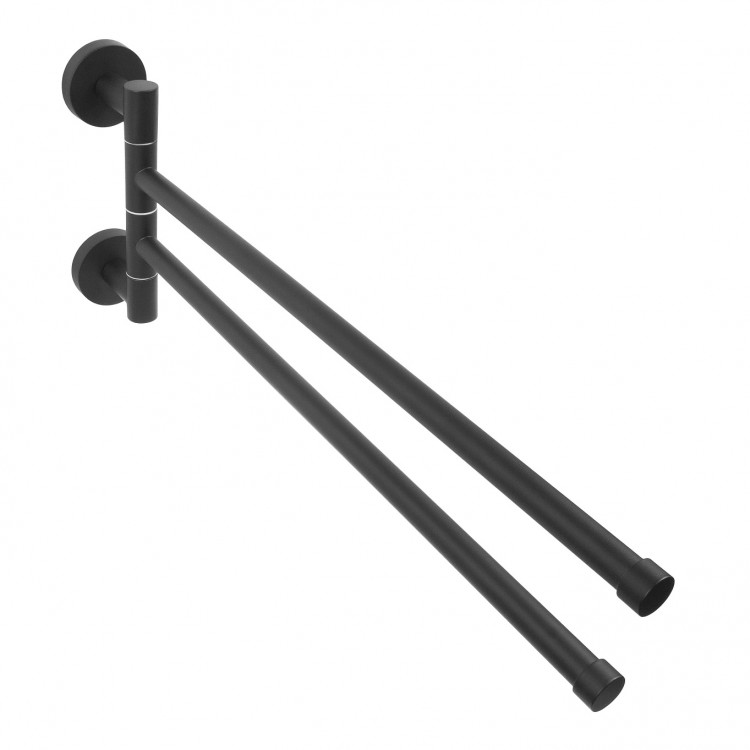 BaDe CARBON Divzaru dvieļu turētājs, CKb-7410 99 BaDe CARBON Divzaru dvieļu turētājs, CKb-7410 99