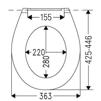 Cedo Сиденье для унитаза Pensacola beach Soft Close