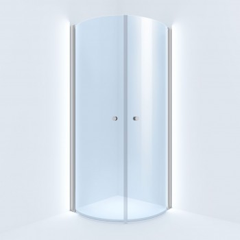 Duschy BASIC Pusapaļa dušas kabīne 800x800 mm, 5245-80