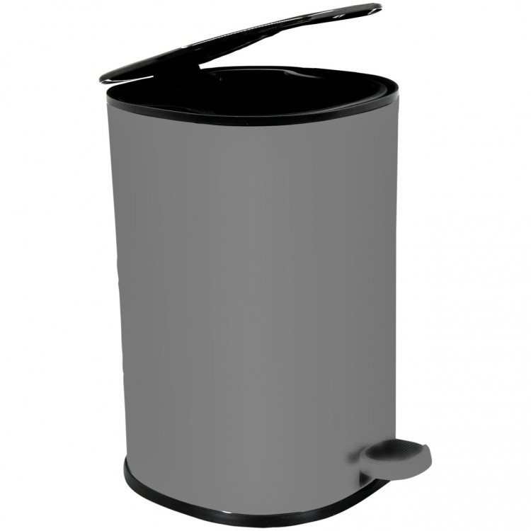 Duschy Atkritumu tvertne Flortis 5L, pelēks matēts 988-25 Duschy Atkritumu tvertne Flortis 5L, pelēks matēts 988-25