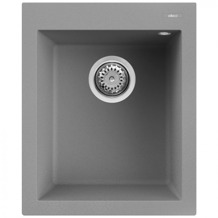 Elleci Virtuves izlietne QUADRA 100 41x50cm, pelēka Elleci Virtuves izlietne QUADRA 100 41x50cm, pelēka