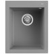 Elleci Virtuves izlietne QUADRA 100 41x50cm, pelēka Elleci Virtuves izlietne QUADRA 100 41x50cm, pelēka