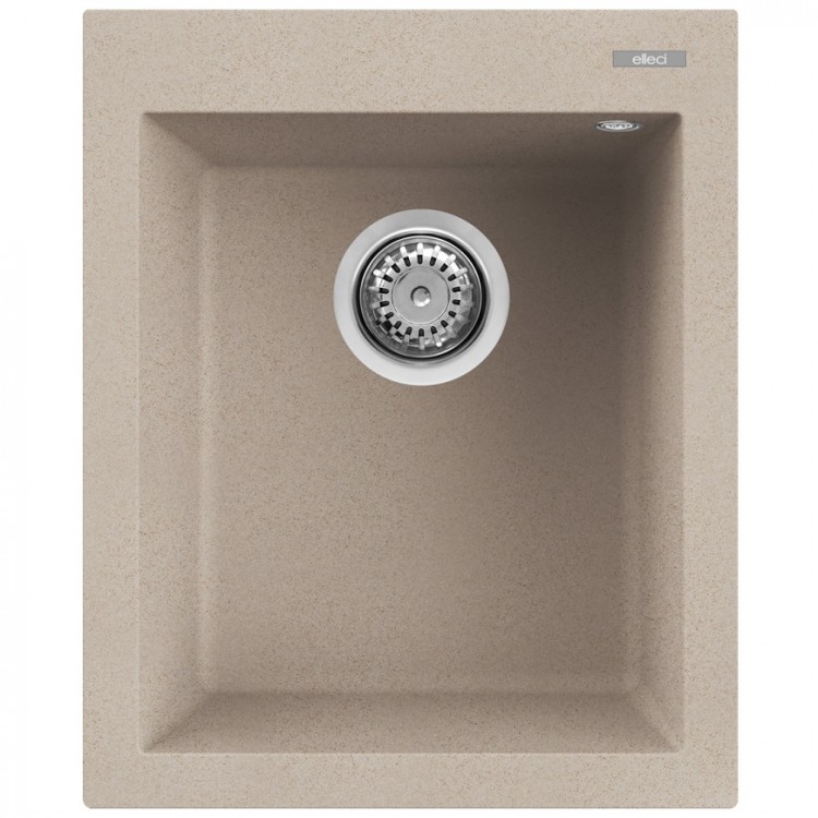 Elleci Virtuves izlietne QUADRA 100 41x50cm, bēša Elleci Virtuves izlietne QUADRA 100 41x50cm, bēša