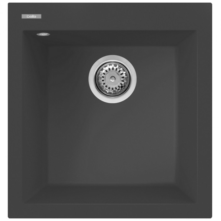 Elleci Virtuves izlietne QUADRA 100 41x50cm, grafīts Elleci Virtuves izlietne QUADRA 100 41x50cm, grafīts