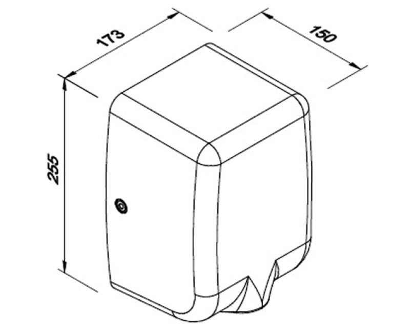 Faneco Сушилка для рук 1350W PASSAT V D1350SCBVB
