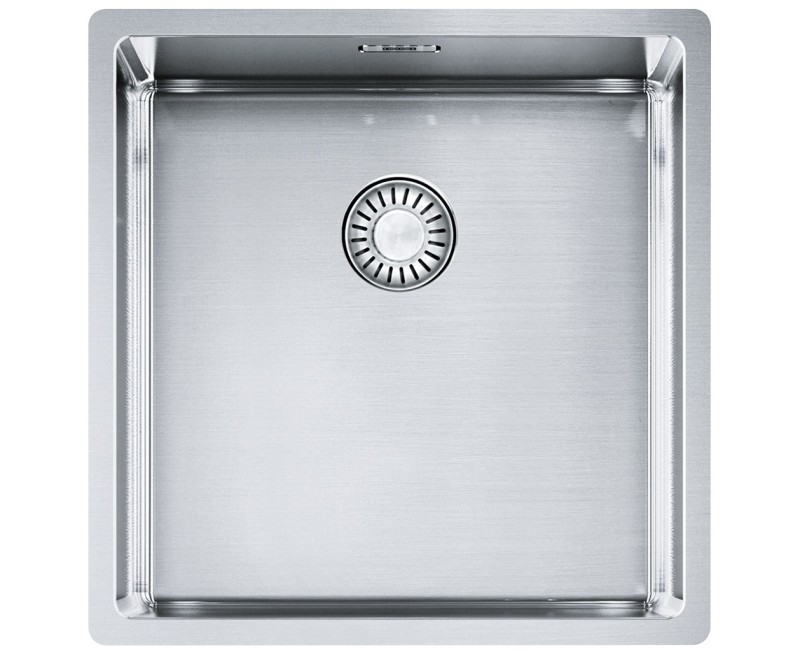 FRANKE Virtuves izlietne BOX 44x45 cm ar PushKnob ventili, BXX 210/110-40