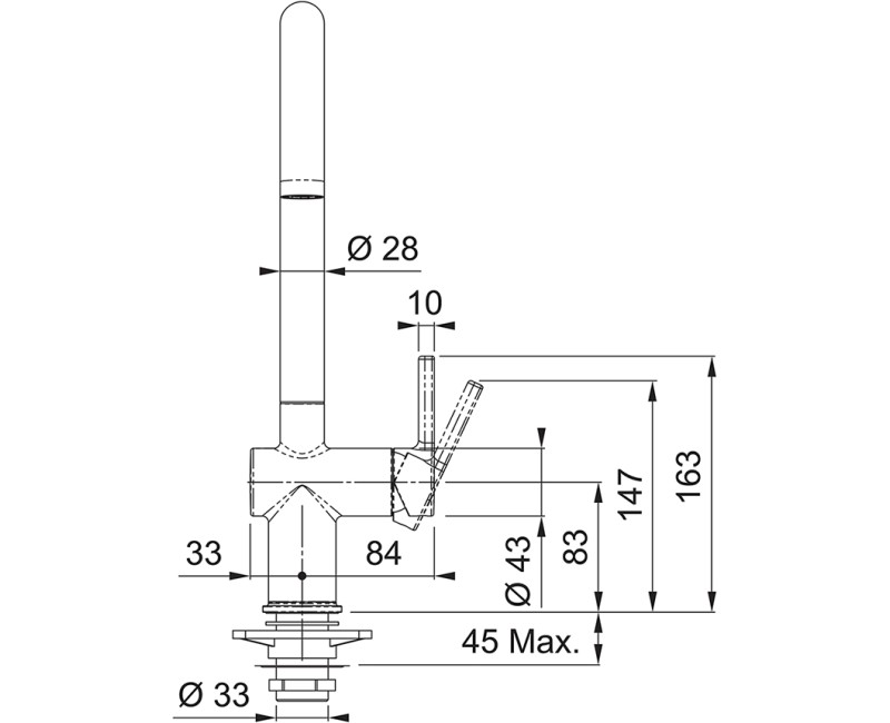 FRANKE Кухонный смеситель ACTIVE J, 115.0653.398