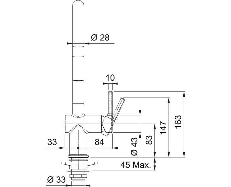 FRANKE Virtuves izlietnes jaucējkrāns ACTIVE J, 115.0653.404