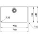 FRANKE Кухонная мойка под столешницу MARIS 74x44 см, MRX 110-70 FRANKE Кухонная мойка под столешницу MARIS 74x44 см, MRX 110-70