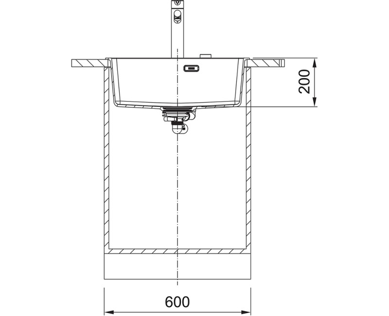 FRANKE Кухонная мойка MARIS 59x50 cm Manual, MRG 610-54 A 114.0658.498