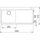 FRANKE Virtuves izlietne MYTHOS 100x51,5cm, MTG 611, steingrau FRANKE Virtuves izlietne MYTHOS 100x51,5cm, MTG 611, steingrau