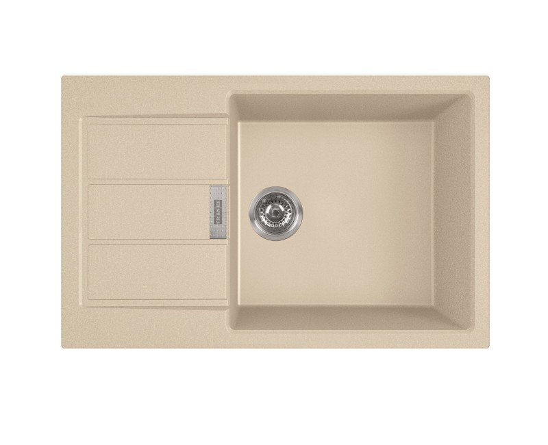 FRANKE Tectonite Virtuves izlietne SIRIUS 78x50 cm, S2D 611-78XL, bēšīga