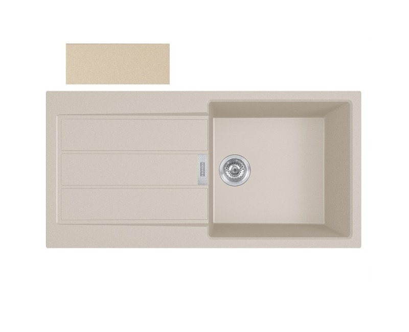 FRANKE Tectonite Кухонная мойка SIRIUS 100x51 cm, S2D 611-100, бежевая