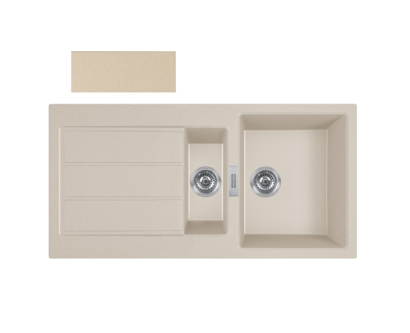 FRANKE Tectonite Кухонная мойка SIRIUS 100x50 cm, S2D 651 бежевая