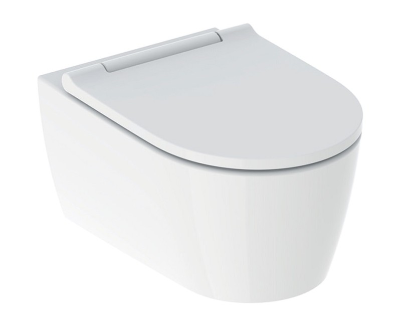 Geberit ONE Rimless Piekaramais WC pods ar Soft Close vāku, TurboFlush