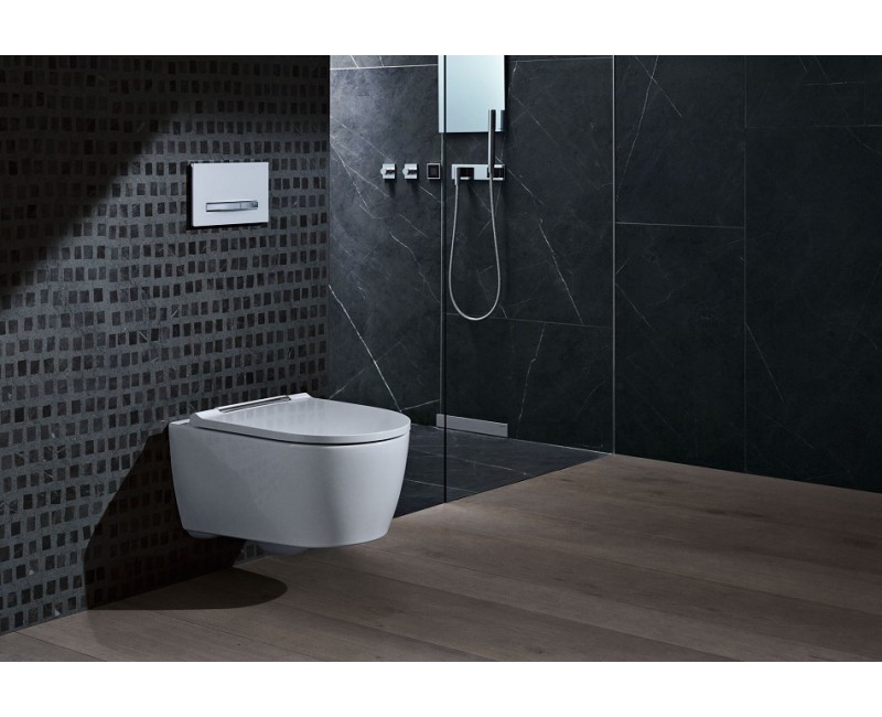 Geberit ONE Rimless Piekaramais WC pods ar Soft Close vāku, TurboFlush
