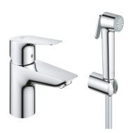 Смеситель для раковины Grohe BauEdge New S, с ручным душем-биде, хром