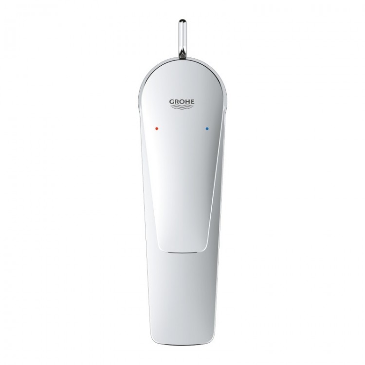 Grohe BauEdge New Izlietnes jaucējkrāns ar noteces aizvaru, 23758001 Grohe BauEdge New Izlietnes jaucējkrāns ar noteces aizvaru, 23758001