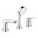 Grohe BauEdge 3-daļīgs vannas jaucējkrāns, hroms 2511710A Grohe BauEdge 3-daļīgs vannas jaucējkrāns, hroms 2511710A