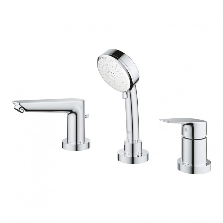 Grohe BauEdge 3-daļīgs vannas jaucējkrāns, hroms 2511710A Grohe BauEdge 3-daļīgs vannas jaucējkrāns, hroms 2511710A
