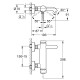 Grohe ESSENCE Смеситель для ванны/душа, Phantom black Grohe ESSENCE Смеситель для ванны/душа, Phantom black
